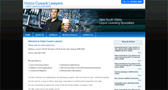 Desktop Screenshot of hatziscusack.com.au